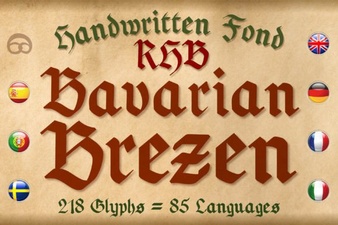 Bavarian Brezen Font for Authentic Design Projects