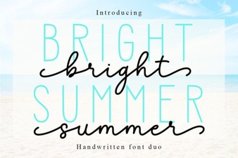 Bright Summer Duo Font: Design & Pairing Guide