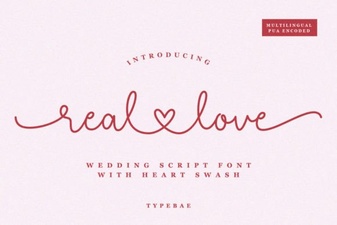 Creative Real Love Font Download & Design Ideas