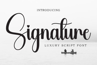 Signature Fonts for Personal Style & Creative Projects